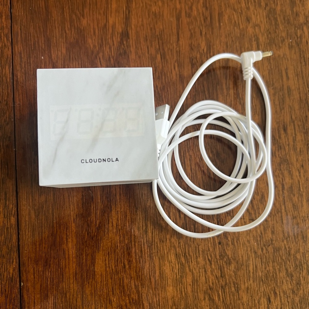 White Charging Cable with Adapter